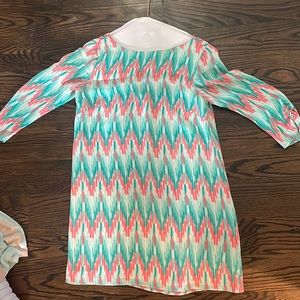 Shoshanna printed long sleeve dress